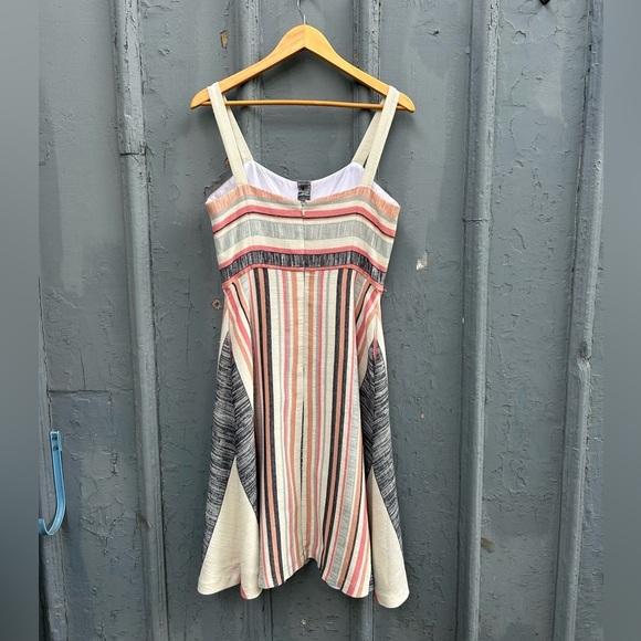 Anthropologie Hutch Striped Cotton blend dress, size 8 - Picture 3 of 8